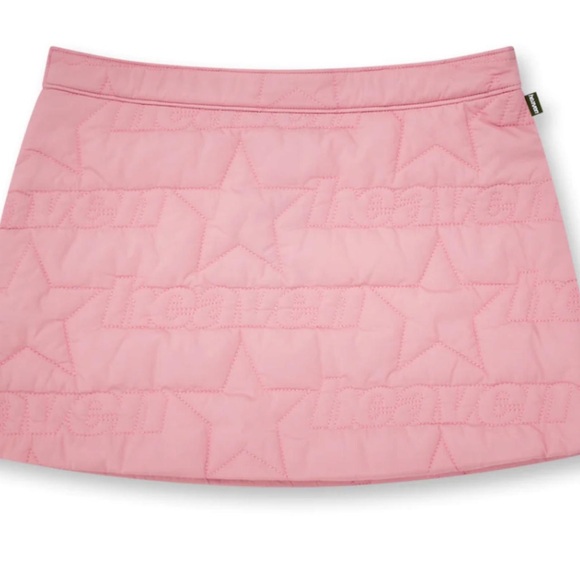 Heaven Marc Jacobs Pink Star Quilted Mini Skirt - Picture 1 of 2
